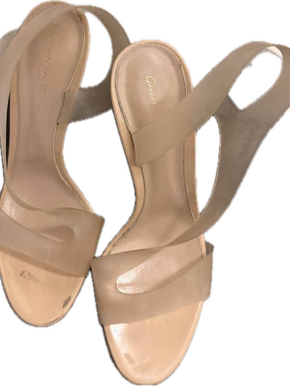 Giuseppe Zanotti Beige Strappy Leather Women’s Sandals